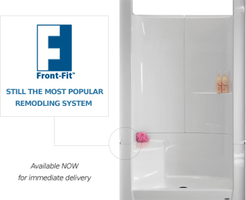 Front Fit Remodeling System Shower